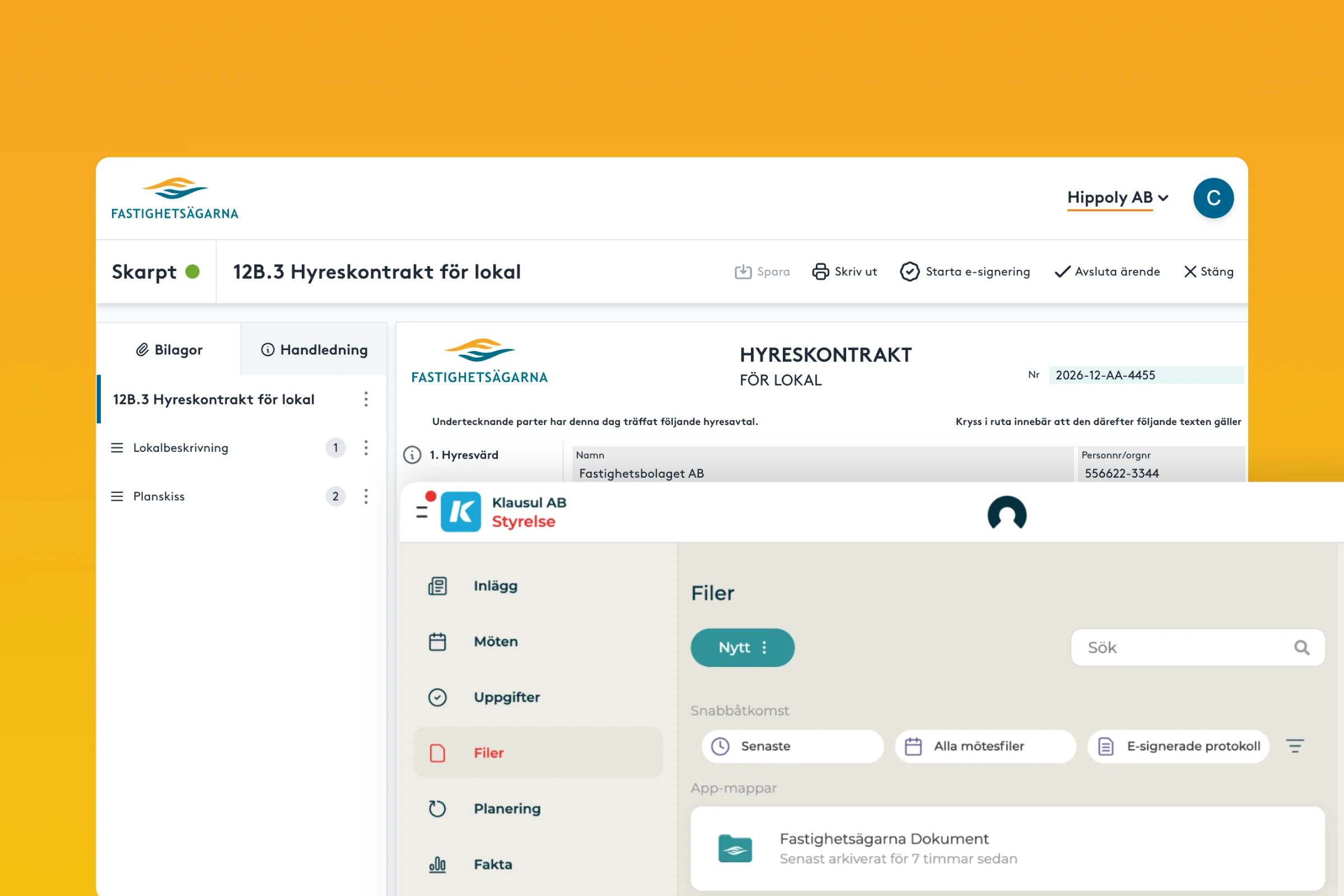 Hippoly och Fastighetsägarna dokument integrerat