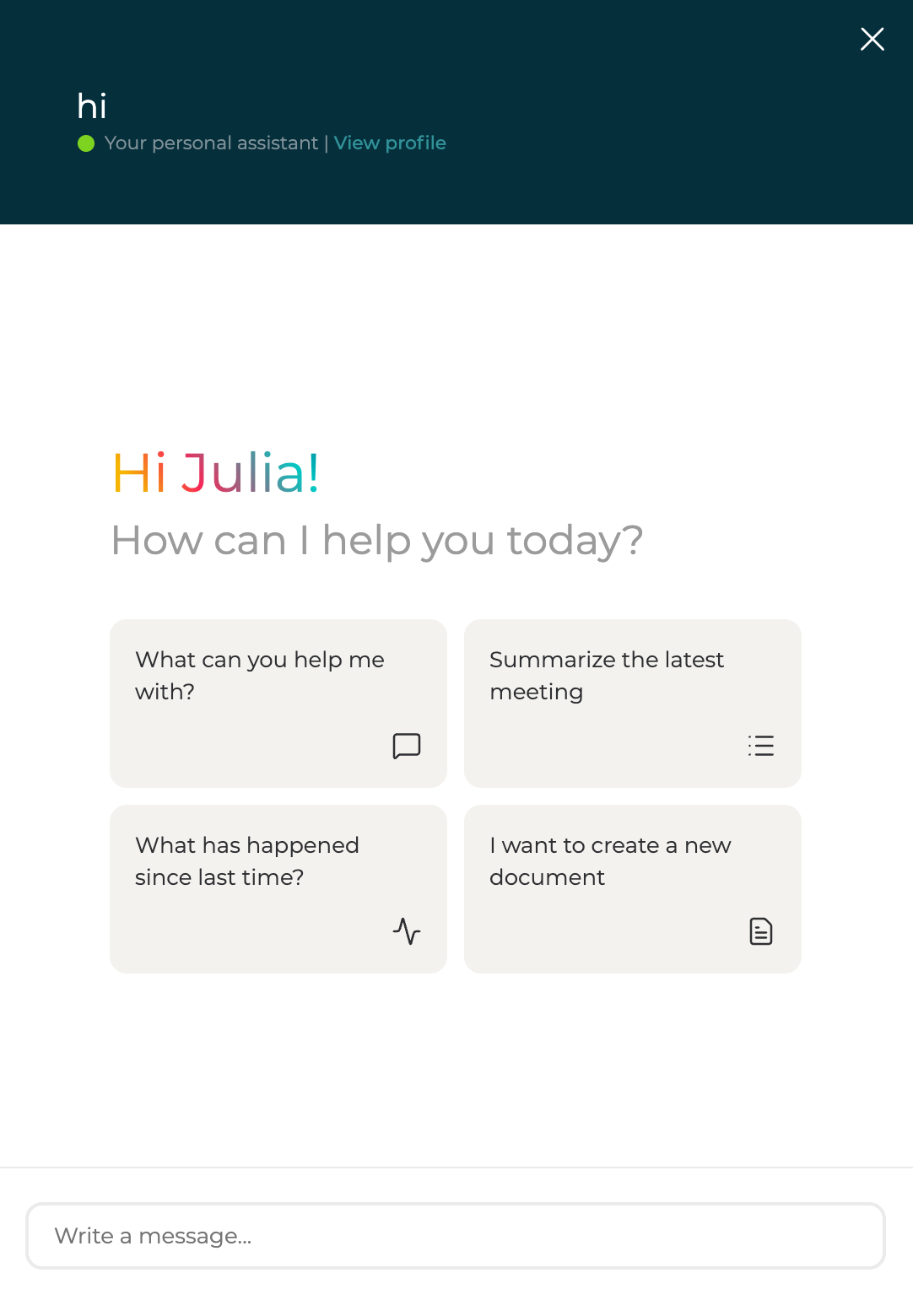 Personlig AI-styrelseassistent 
